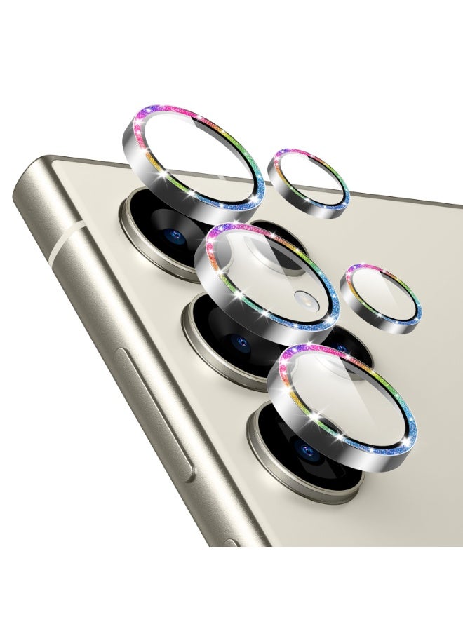 اي اس ار ESR for Samsung Galaxy S24 Ultra Camera Lens Protector, Individual Lens Protectors, Scratch-Resistant Ultra-Thin Tempered Glass with Aluminum Edging, Case Friendly Chromatic Shimmer - Image 1