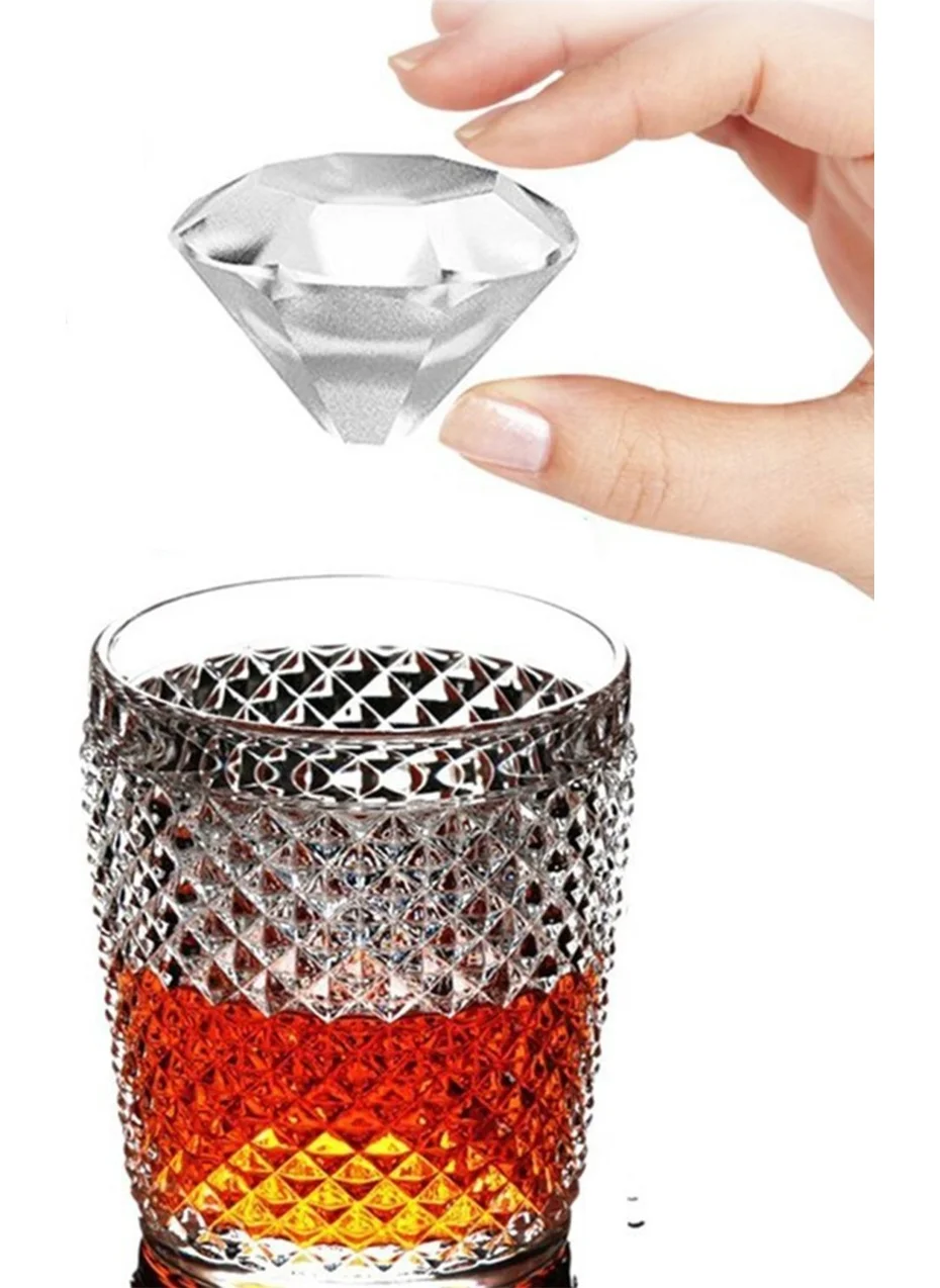 5 دي ام Diamond Shaped Ice Mold 18 Compartments
