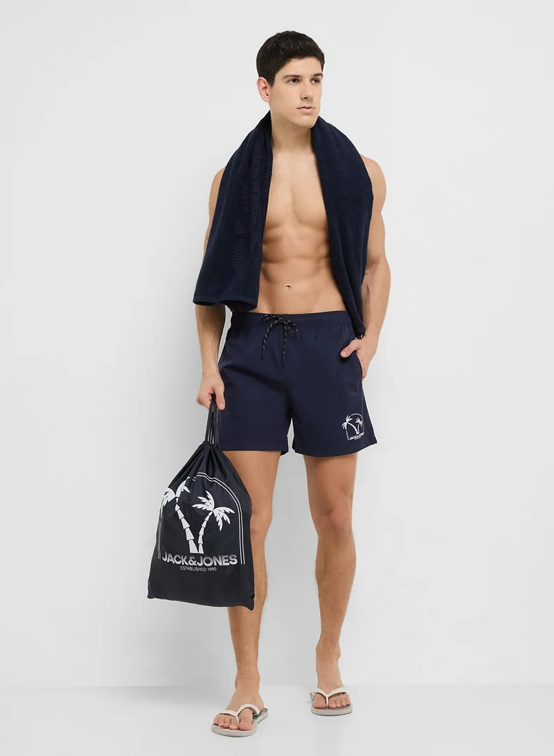 JACK & JONES Jpstmaui Beach Drawstring Shorts