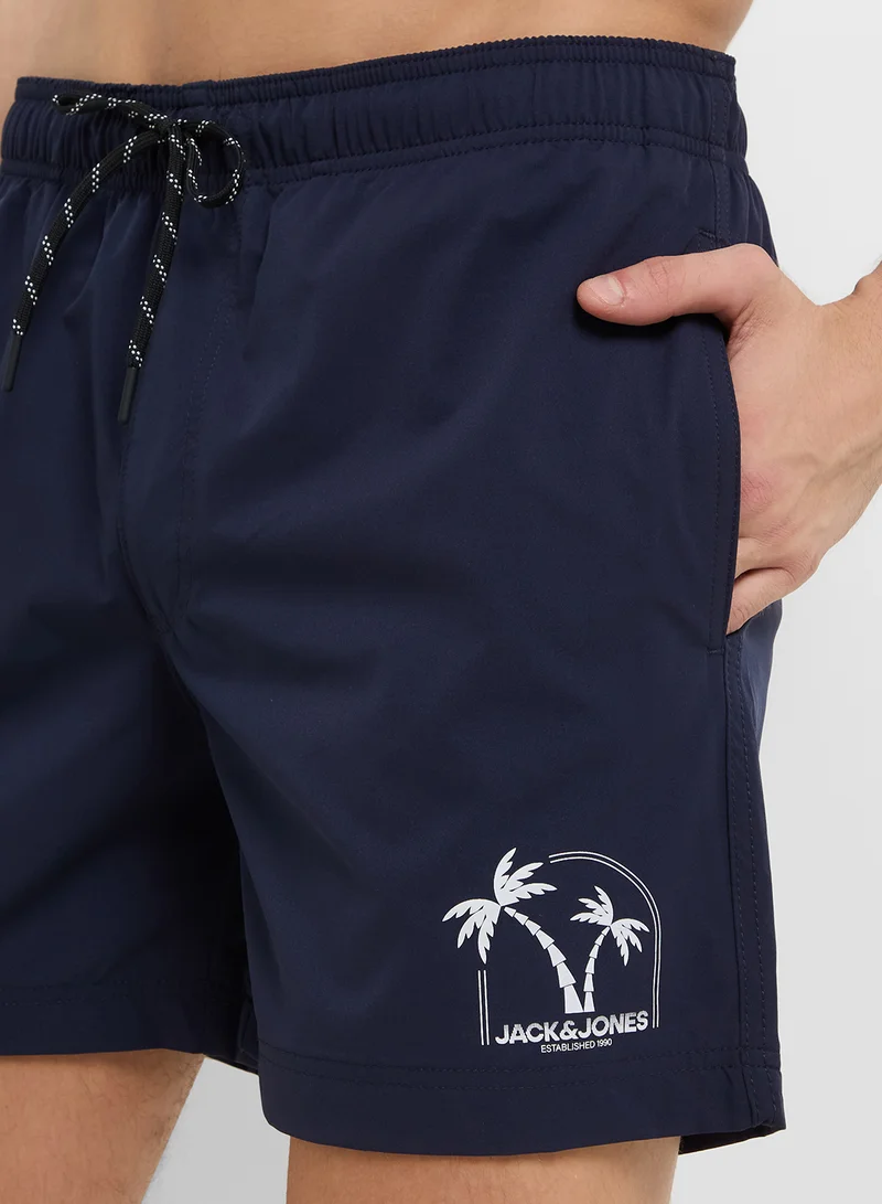 JACK & JONES Jpstmaui Beach Drawstring Shorts
