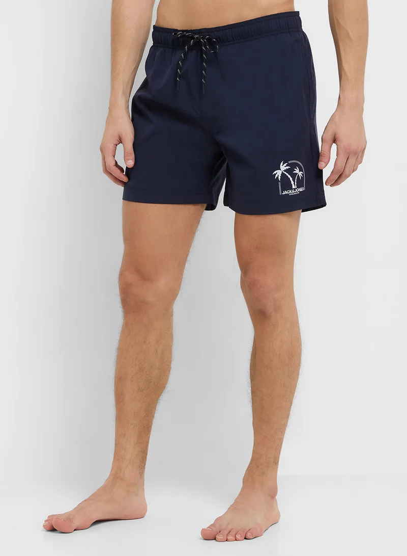 JACK & JONES Jpstmaui Beach Drawstring Shorts
