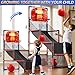 KIZONLY Arcade Basketball Game Indoor Kids Ajustable Basketball Hoop Outdoor Carnival Sports Play Toy with 4 Balls and Air Pump Educational Birthday Gift for Boys Girls 3 4 5 6 7 8 Year Old Red - Image 4