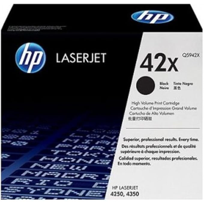 LASERJET 4250 DTN (Q5942X GENUINE TONER BLACK APPROXIMATELY 20,000 PAGES