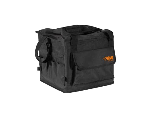 Pelican Exocrate Fishing Bag Large Saltwater Resistant Fishing Bag Kayak Fishing Tackle Storage Bag Fits a Milk CrateBlack - Image 1
