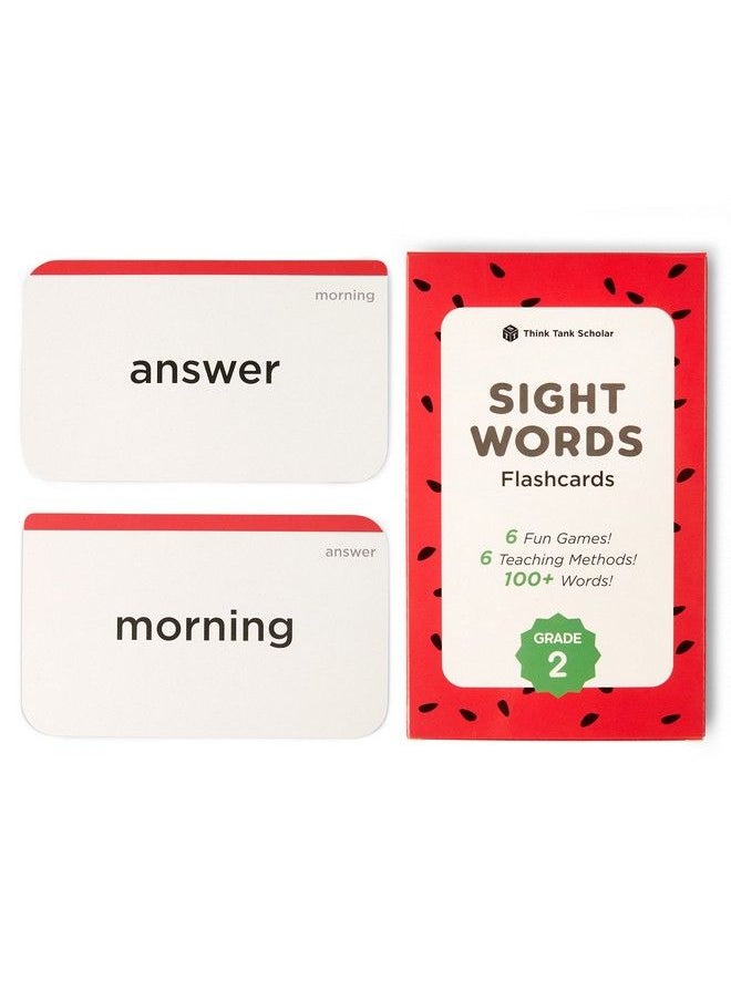 Think Tank Scholar - 2Nd Grade Sight Words Flash Cards (Second Grade) Pack 100+ Dolch & Fry High Freqency Flashcards Learn To Read Learning For Kids Ages 6 7 8 9 Homeschool/Classroom/Remote - Image 1
