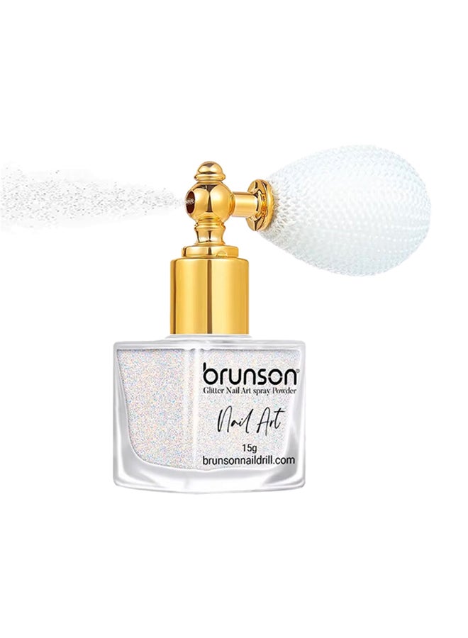 brunson بخاخ مسحوق الهايلايت المتلألئ 15 جرام – جليتر فن الأظافر – مسحوق هايلايت متلألئ للمكياج – فن الأظافر – تصميم الحرف BGPS03 - Image 1