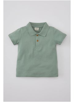 Babyboy Regular Fit Polo Neck Knitted Short Sleeve Polo T-Shirt