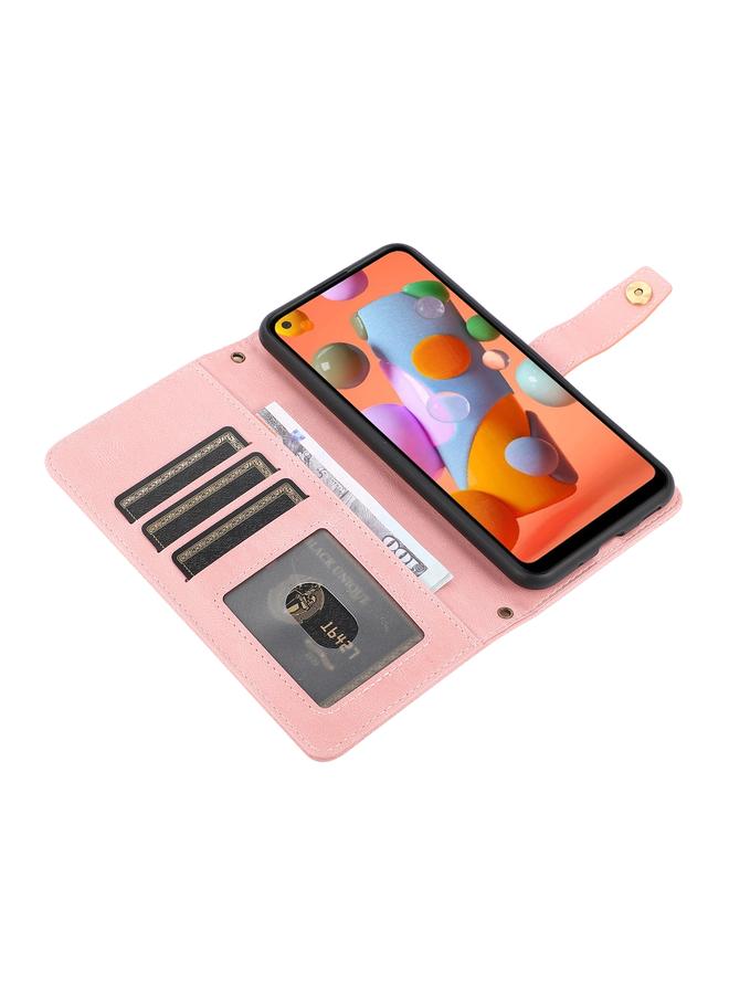 S-TOP Case For Samsung Galaxy A11 PU + TPU Horizontal Flip Leather Case with Holder & Card Slot & Wallet & Lanyard - Image 5