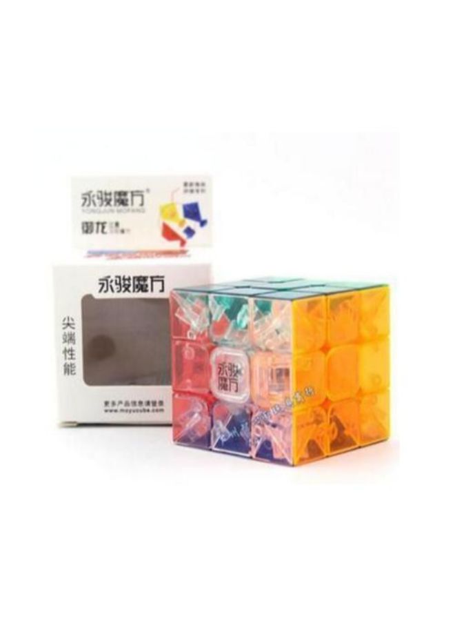 NIBEMINENT 3 X Transparent Speed Puzzle Brain Teaser Educational Toy Stickerless Magic Cube -M256 - Image 4