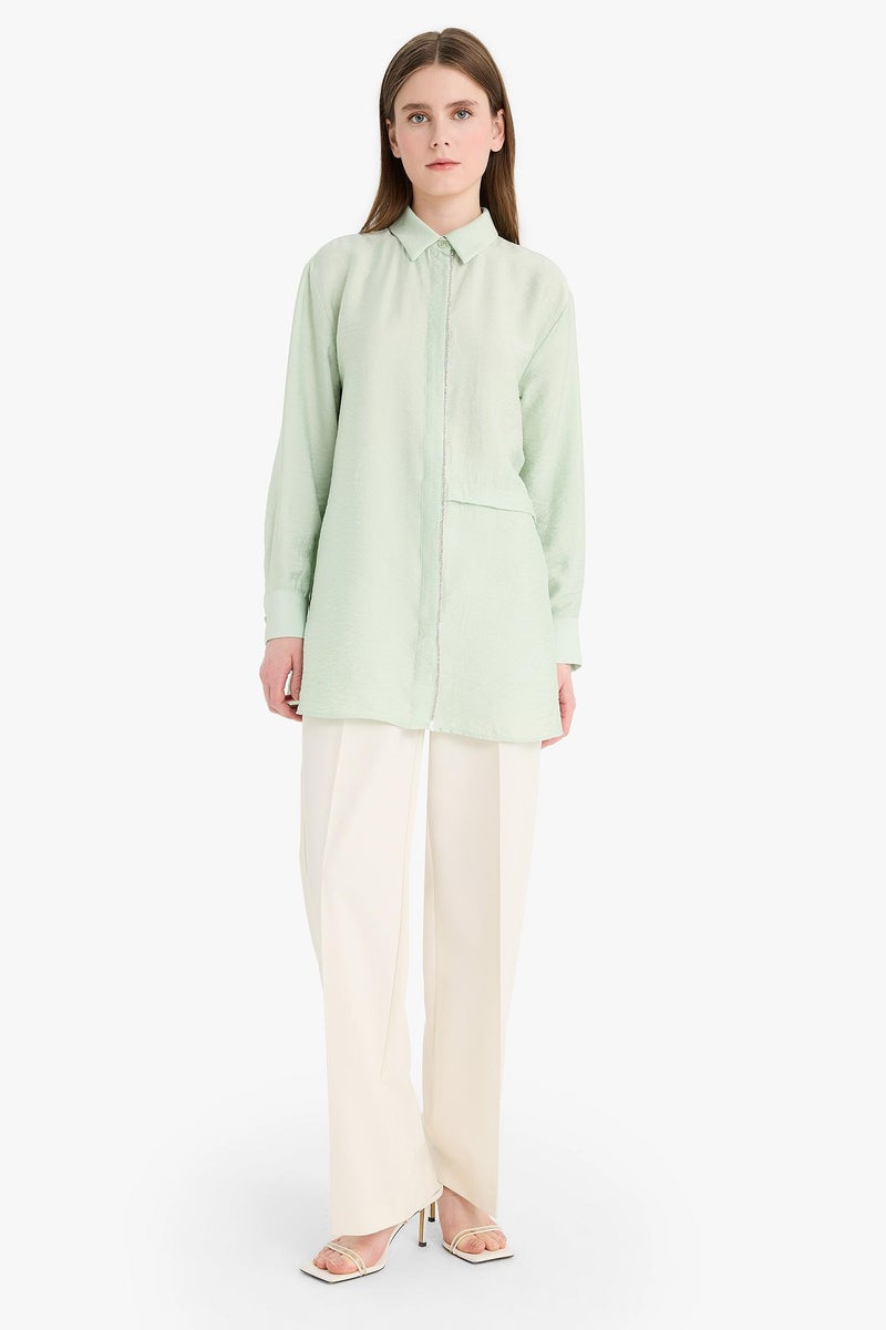 DeFacto Woman Relax Fit Long Sleeve Tunic  - Image 2