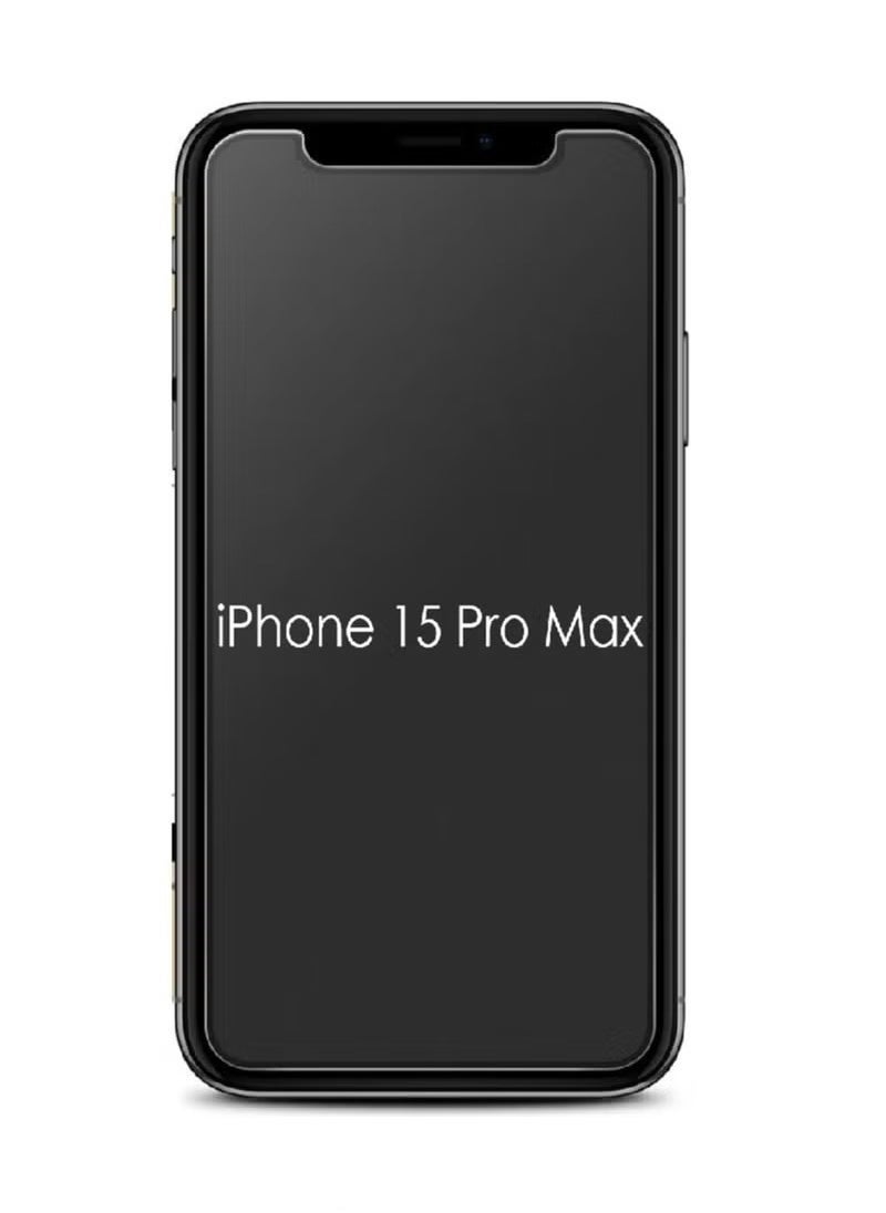 Raxoom Matte Ceramic Screen Protector for iPhone 15 Pro Max â€“ 1 Pack Matte Anti-Spy Privacy Film with Full Adhesive Coverage, Flexible & Durable Non-Glass Material, Anti-Glare, Fingerprint Resistant, Scratch-Proof Screen Guard, Perfect Case-Friendly Design - Image 1