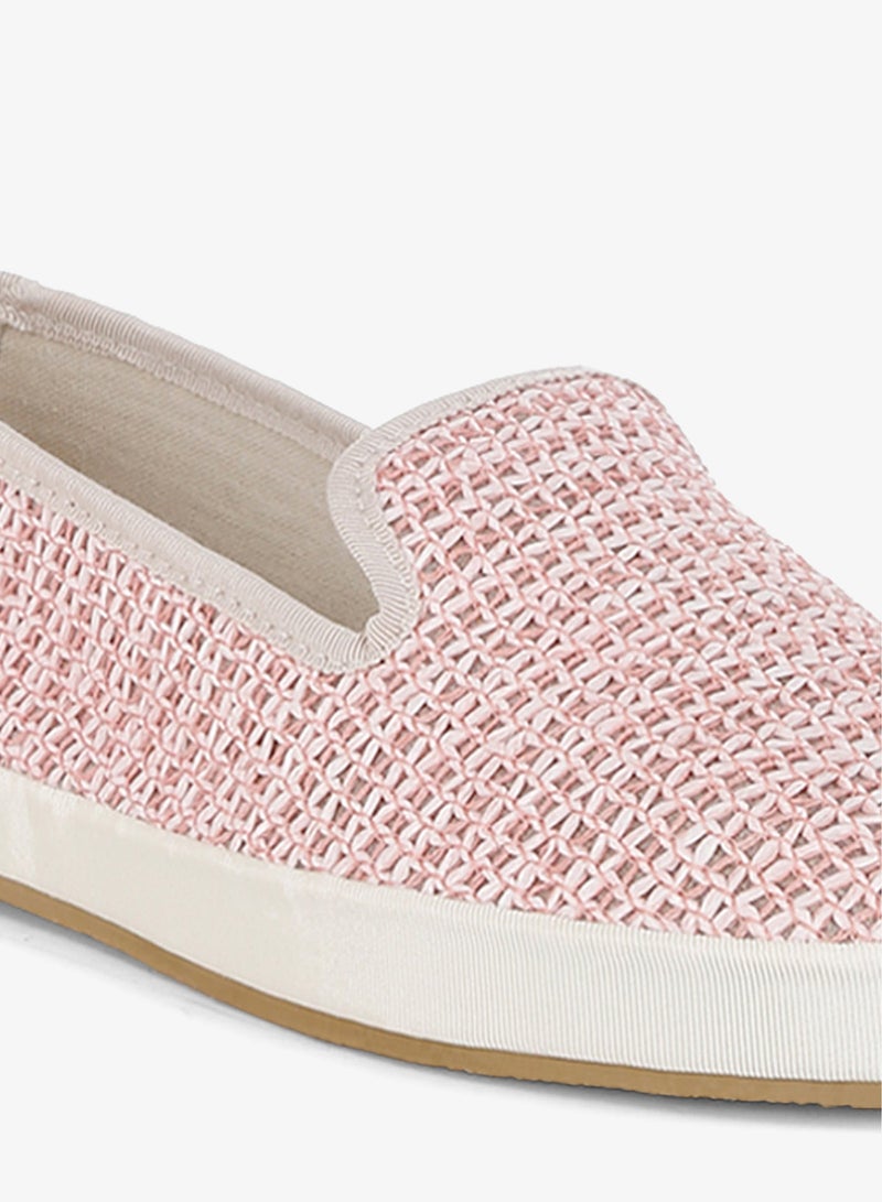 London Rag Round Toe Slip-On Loafers in Pink - Image 5