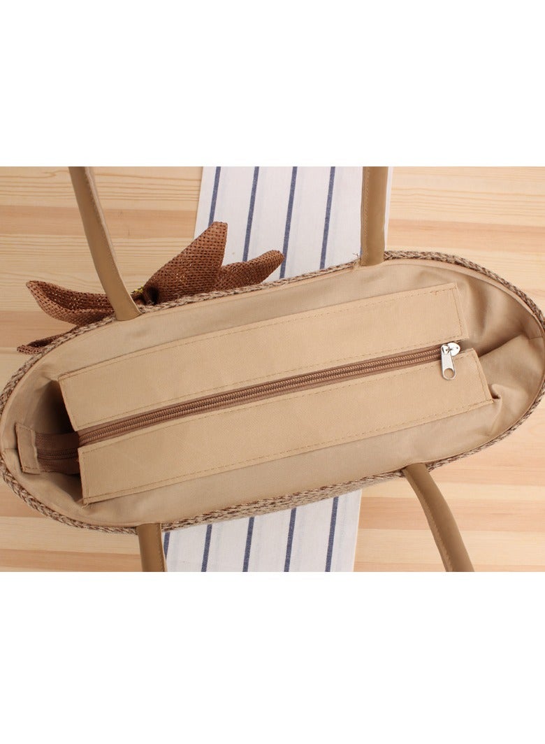 KUYING New Rural Grass Woven Bag  - Image 2