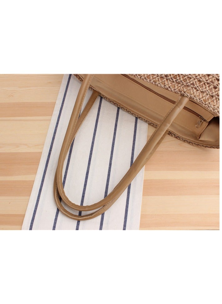 KUYING New Rural Grass Woven Bag  - Image 4