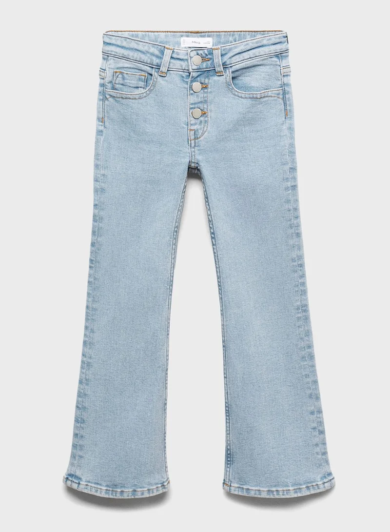 MANGO Kids Flared Jeans