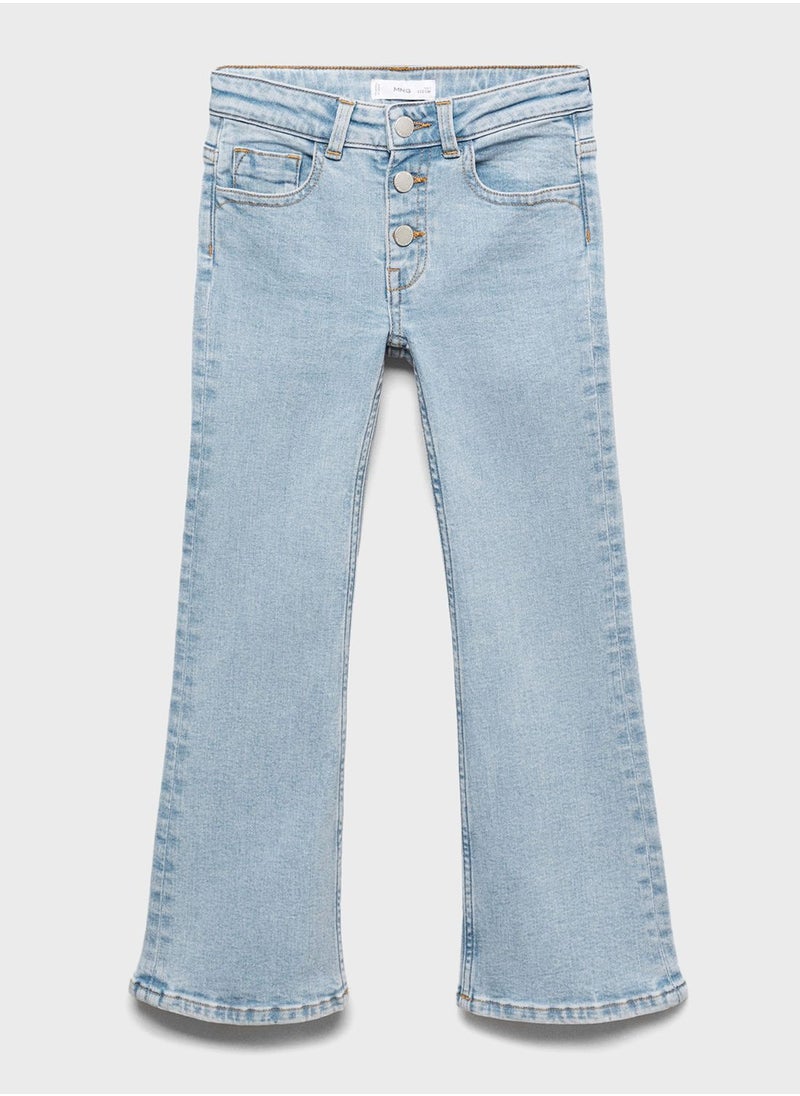 MANGO - Kids Flared Jeans - Image 1