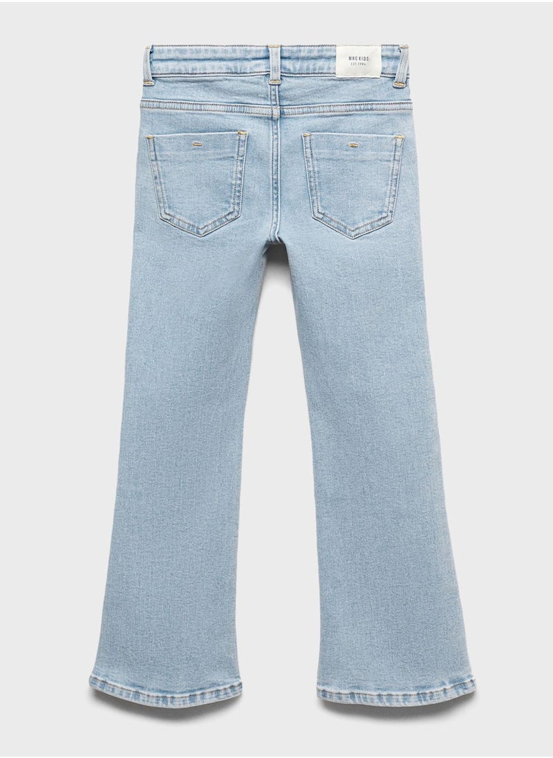 MANGO - Kids Flared Jeans - Image 1