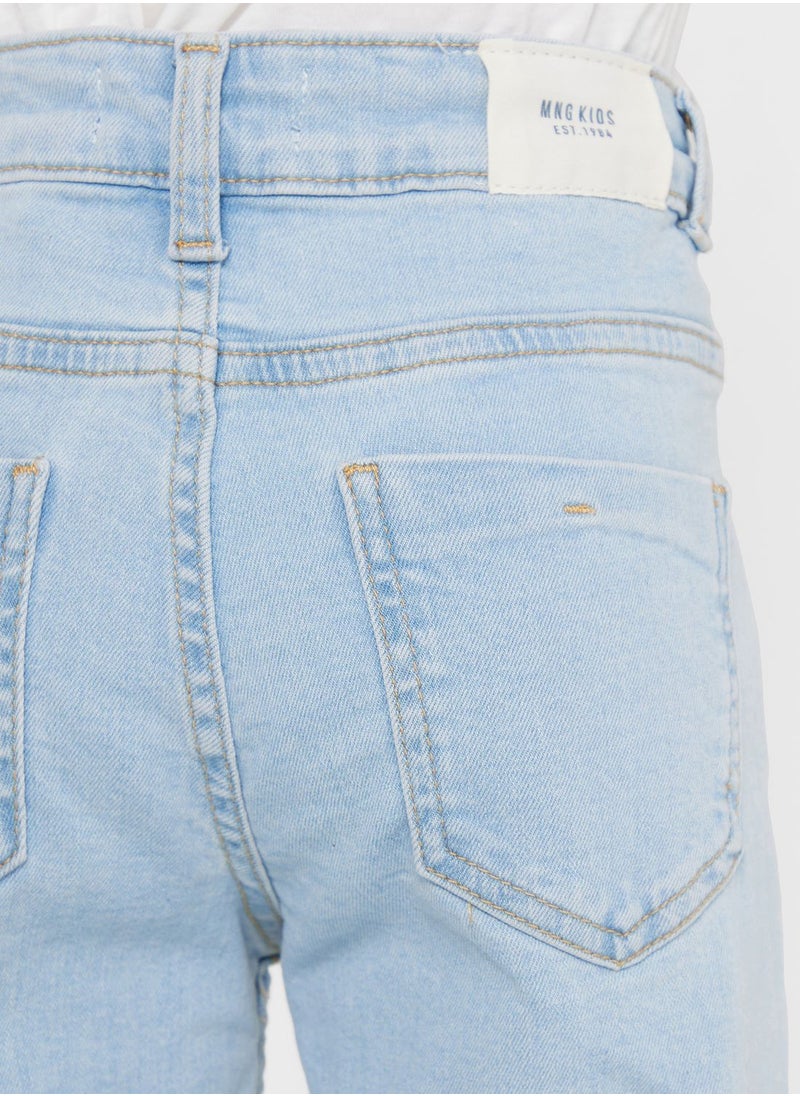 MANGO - Kids Flared Jeans - Image 1