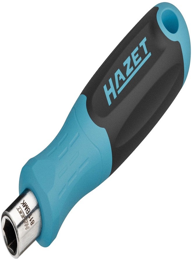 Hazet 811BMK 1/4" Compact Magnetic Bit Holding Screwdriver with 3K Handle, 80 mm - Image 1