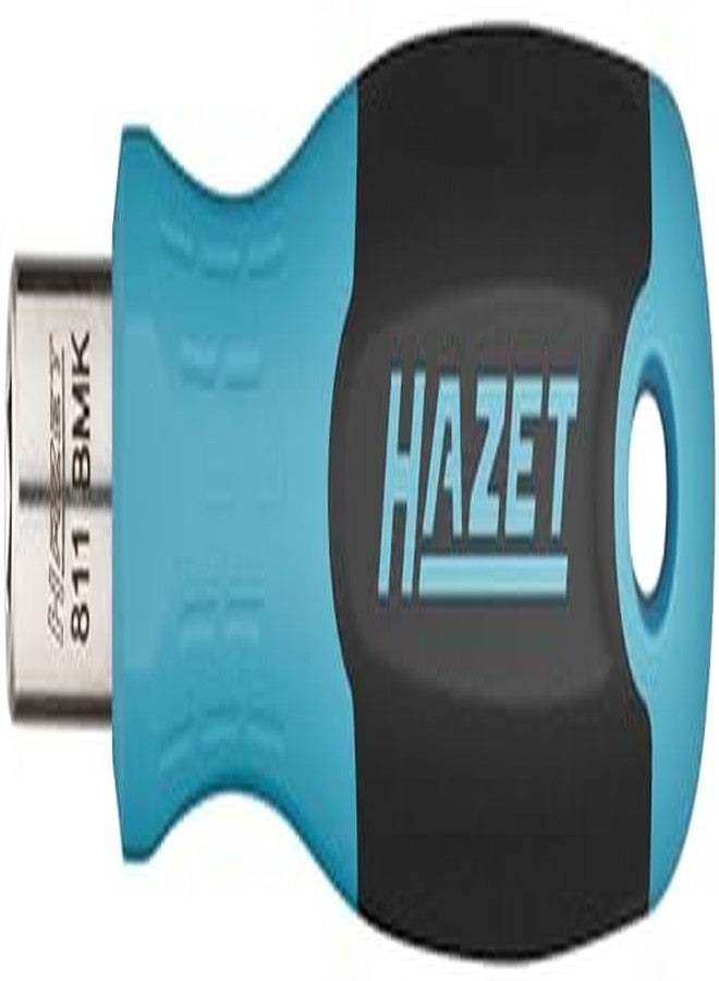 Hazet 811BMK 1/4" Compact Magnetic Bit Holding Screwdriver with 3K Handle, 80 mm - Image 3