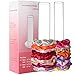 Lganze 2 Pack Hair Scrunchies Organizer - 11 Inch Holder Stand, Ties Organizer, Accessories for Girls Room, Jewelry Tower - Image 2