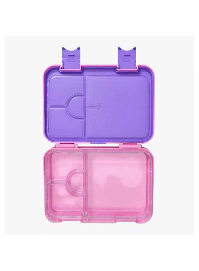 Smiggle Girls Pink Unicorn Heart Printed Divided Lunch Box Imported Tritan Inner Tray BPA Free Leakproof School Food Storage Container - Image 2