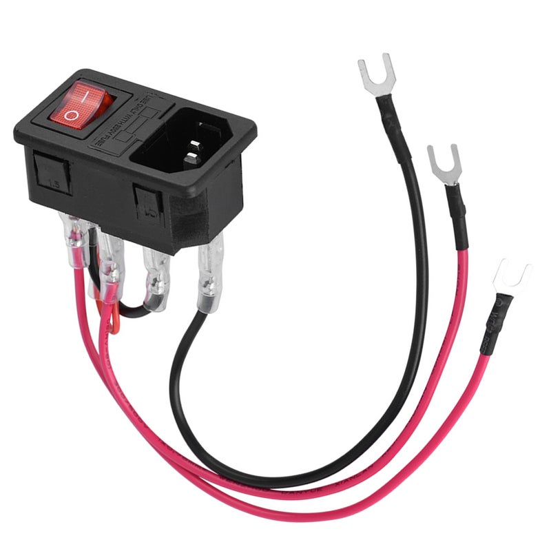 وحدة قابلة للتوصيل Utype بمقبس ومحول تبديل تغذية طاقة 10A 220V/110V مع مفصل من أجل مطباعة ثلاثية الأبعاد - Image 2