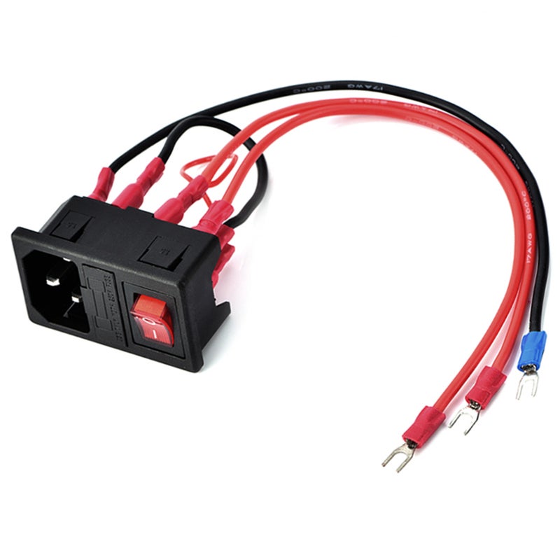 وحدة قابلة للتوصيل Utype بمقبس ومحول تبديل تغذية طاقة 10A 220V/110V مع مفصل من أجل مطباعة ثلاثية الأبعاد - Image 4