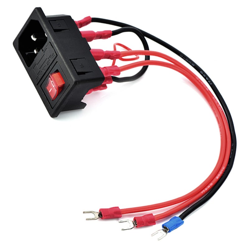 وحدة قابلة للتوصيل Utype بمقبس ومحول تبديل تغذية طاقة 10A 220V/110V مع مفصل من أجل مطباعة ثلاثية الأبعاد - Image 5