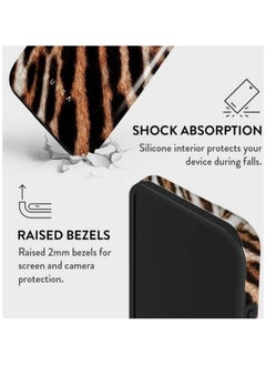 BURGA iPhone 15 Case, 2 Piece Hard Shell + TPU Silicone Interior, Shock Absorption, All Port Accessible, Raised Bezel For Screen & Camera Protection, Never Fading HQ Print,Wildcat  - Image 5