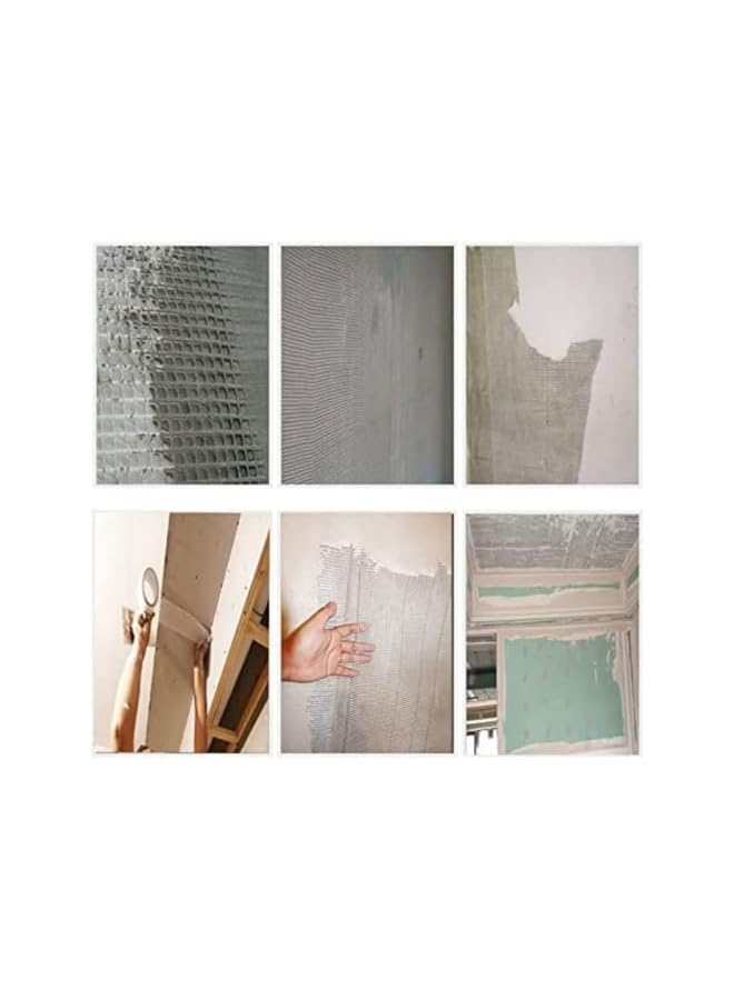 promass Drywall Repair Fiberglass Tape 4”x 100 Feet Industrial Grade Extra Strength Fiber Mesh Heavy Duty Self Adhesive for Seam Patch Wall Crack Seam Repair Color White (4” x 100) - Image 4