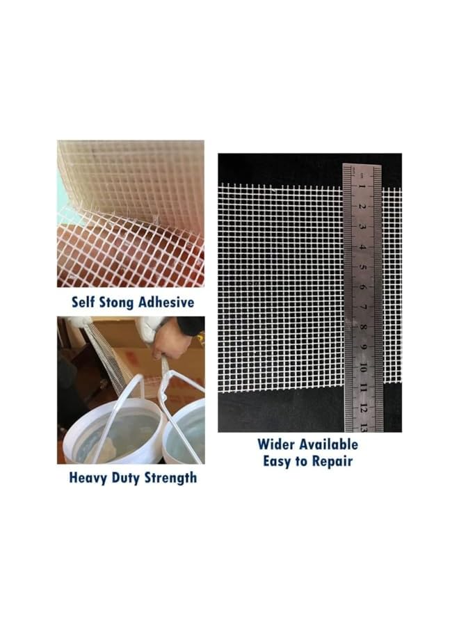 promass Drywall Repair Fiberglass Tape 4”x 100 Feet Industrial Grade Extra Strength Fiber Mesh Heavy Duty Self Adhesive for Seam Patch Wall Crack Seam Repair Color White (4” x 100) - Image 5