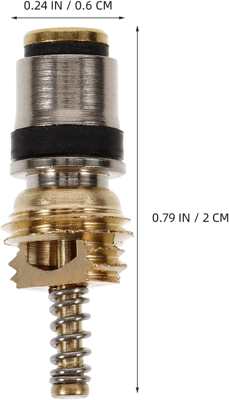 VOSAREA Automotive Valve Core Replacement Stem High and Low Pressure Valve Core for Car Ac System Repair Tool Compatible with R134a - Image 1