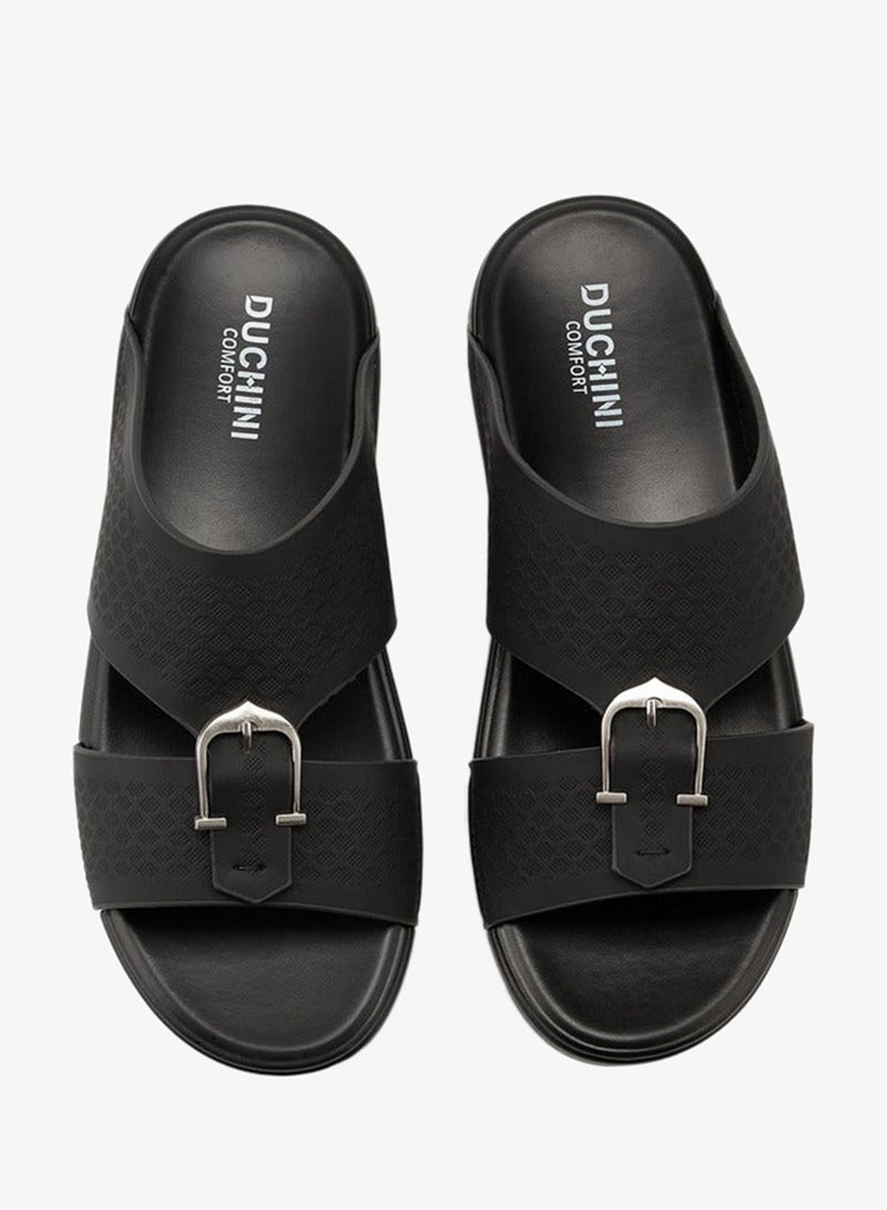 دوتشيني صنادل رجالية سهلة الارتداء مزينة بإبزيم - Image 2