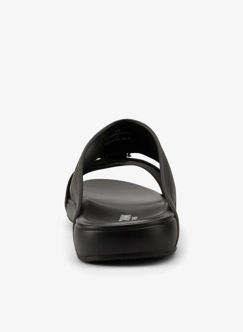 DUCHINI Men's Buckle Accent Arabic Slip-On Sandals - Image 5