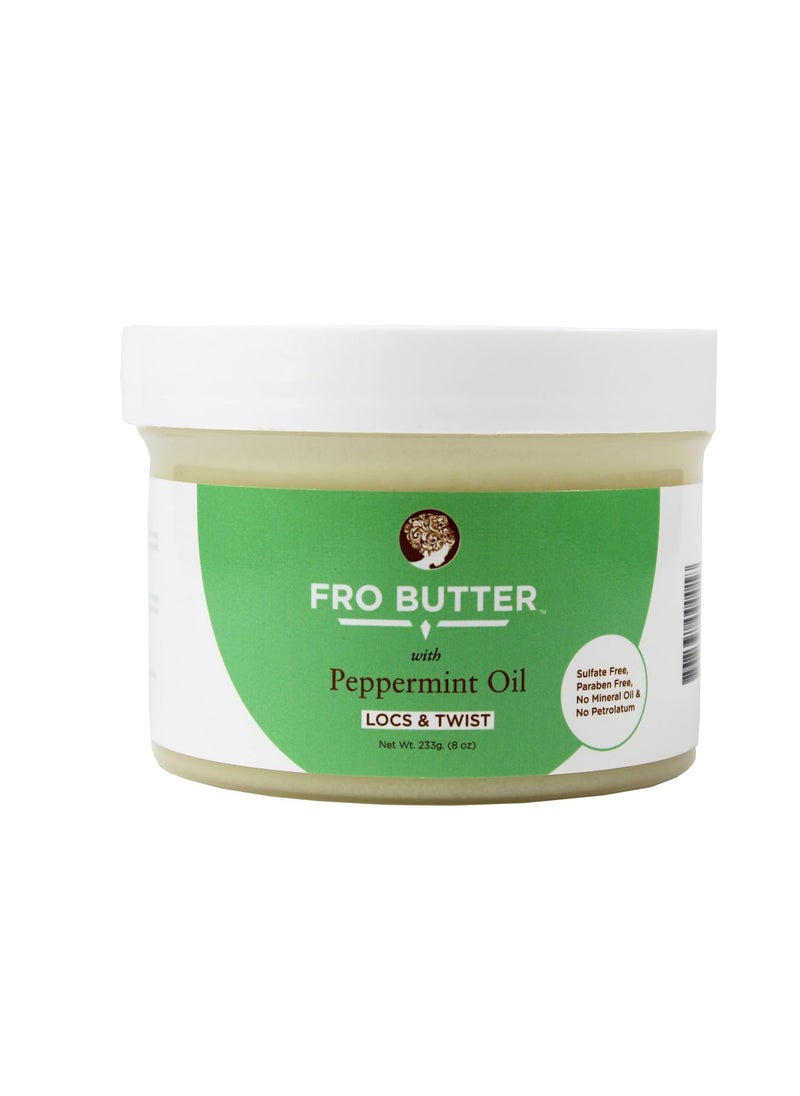 Fro Butter with Peppermint OilAll Natural and Organic Vegan Friendly Hair Butter 