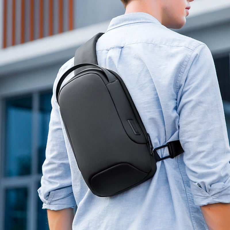 MARK RYDEN Anti-theft Business Backpack: Black, High-density Oxford Cloth, YKK Zipper - Large Multilayer Capacity, USB Charging Port, Code Lock Design - Laptop Backpack for Business Travel & Daily Commute - Image 4