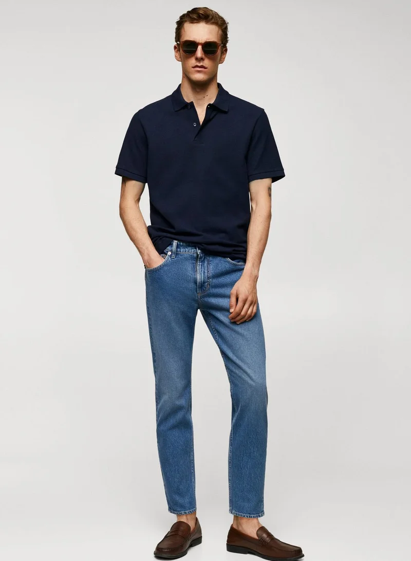 Mango Man Essential Polo