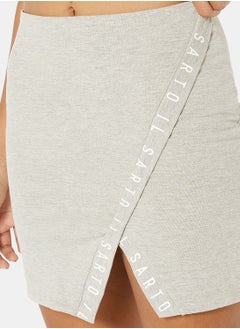 IL SARTO Repeat Logo Jersey Skirt  - Image 3