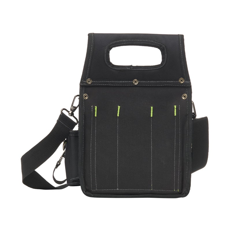 AWP Electrician Tool Pouch with Multiple Pockets, Premium Leather Utility Bag for Men, Tactical Tool Belt Organizer for Construction, Work, and EDC Accessories, L-72708-1 - Image 4