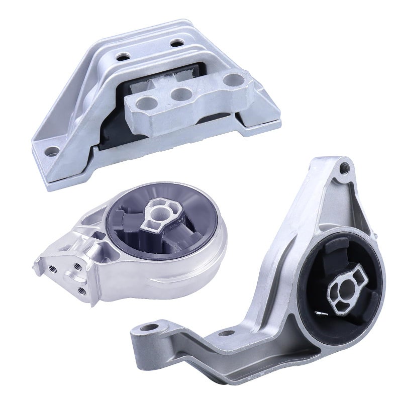 TeukRiGa Engine Motor Mount Set Trans Mount Compatible with Chevrolet HHR 20062011 for Cobalt 20052010 for Pontiac G5 20072010 for Saturn Ion 20052007 3PCS Replacement for A5374 A3081 A5385 - Image 3