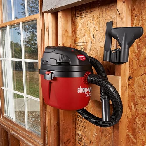 SHOPVAC مكنسة شوب-فاك 1.5 جالون 2.0 ذروة مبللة جافة، مكنسة محمولة مدمجة مع مقبض قابل للطي وحامل حائط وملحقات، ‎2030100 - Image 2