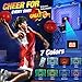 ropoda Indoor Basketball Hoop Mini Hoop with 7 LED Lights 3 Modes Scoreboard Mini Hoop with 4 Balls Over The Door Basketball Hoop Indoor Toys Gifts for Kids Adults - Image 4