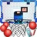 ropoda Indoor Basketball Hoop Mini Hoop with 7 LED Lights 3 Modes Scoreboard Mini Hoop with 4 Balls Over The Door Basketball Hoop Indoor Toys Gifts for Kids Adults - Image 3
