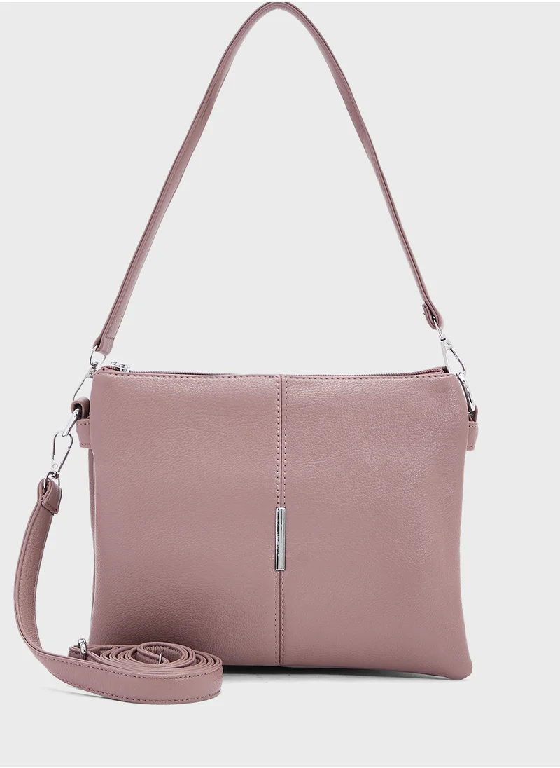 ايلا Minimalist Multi Panel Shoulder Bag
