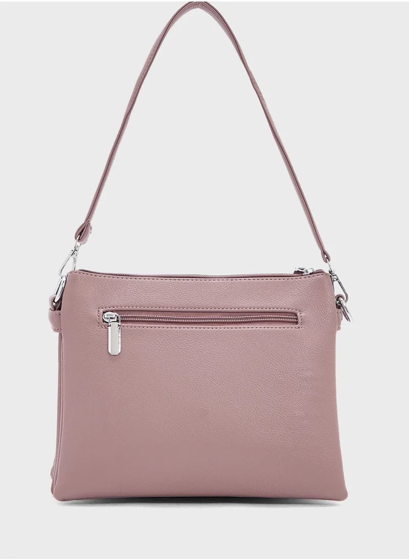 ايلا Minimalist Multi Panel Shoulder Bag