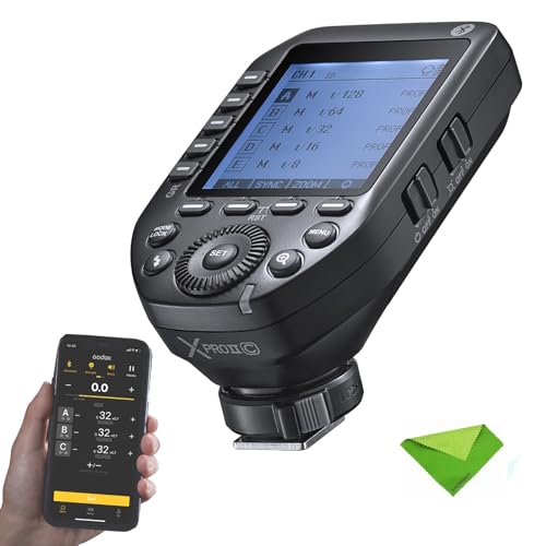 Eachshot Godox XProII XProII-C XProIIC Flash Trigger for Canon, Godox Flash Wireless Transmitter TTL 2.4G HSS 1/8000S Bluetooth Connection, Large Screen Trigger for Canon EOS Cameras(XPro XPro-C Upgraded) - Image 1