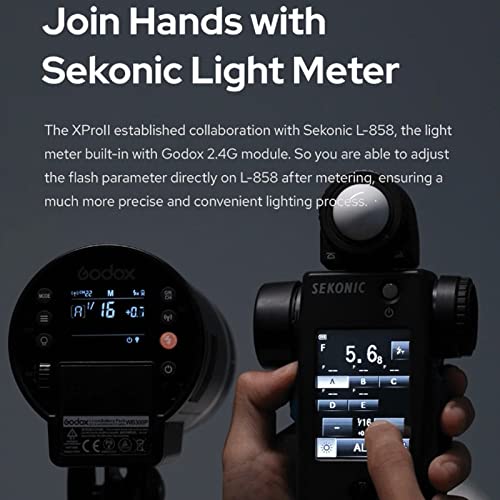Eachshot Godox XProII XProII-C XProIIC Flash Trigger for Canon, Godox Flash Wireless Transmitter TTL 2.4G HSS 1/8000S Bluetooth Connection, Large Screen Trigger for Canon EOS Cameras(XPro XPro-C Upgraded) - Image 4