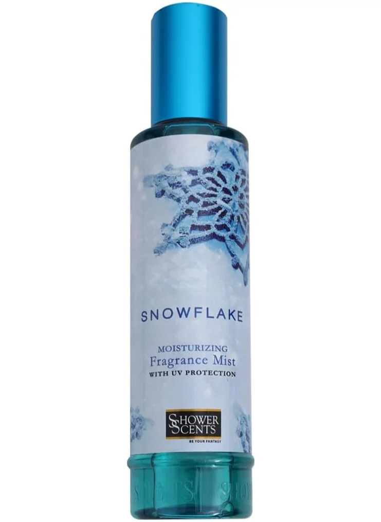 Shower Scents Shower Scents Snowflakes Moisturizing Fine Fragrance Body Mist With Hyaluronic Acid, Pro - Vitamin B5 and UV Protection 250ml