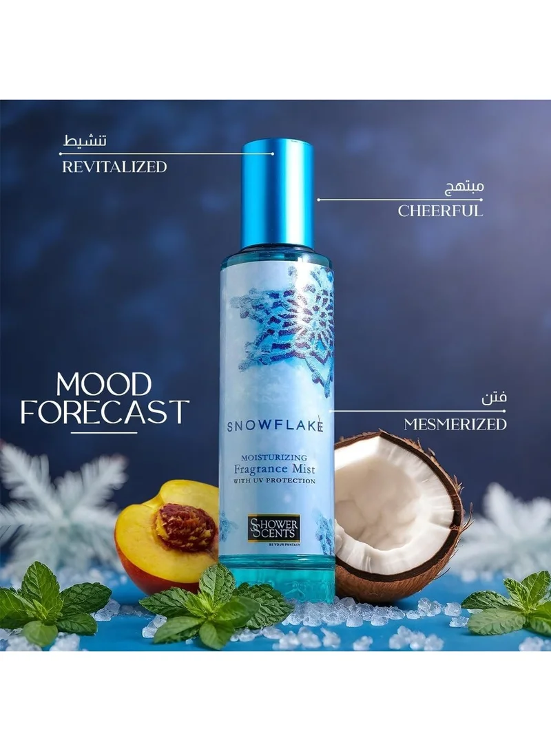 Shower Scents Shower Scents Snowflakes moisturizing fine fragrance body mist  250ml